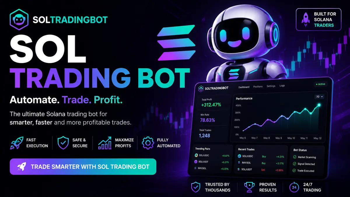 Sol Trading Bot Solana Telegram trading interface