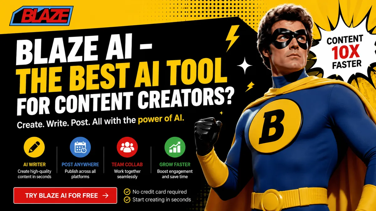 Blaze AI content creation platform